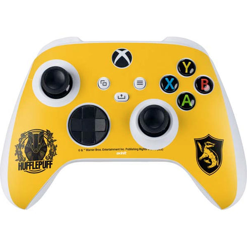 Wizarding Worlds Harry Potter Hufflepuff Illustration Xbox Series S Controller Skin